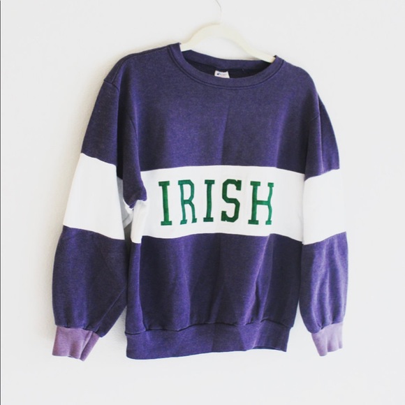 Vintage Notre Dame Fighting Irish Sweatshirt - Picture 4 of 5